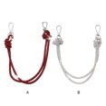 thumbnail image 2 of Guardurnaity 2 piezas de correas de repuesto para bolsos con diamantes de imitación y asa brillante, accesorios de hombro de platino. Bolsas de mensajero y de hombro rojo, 2 of 6