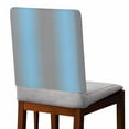 thumbnail image 2 of Grey Blue Gradient Modern Ombre Art Chair Covers Set of 6 Chair Back Covers Stretch Removable Washable Chairs Slipcovers Chair Protector for Dining Room Kitchen Party Decor, 2 of 5