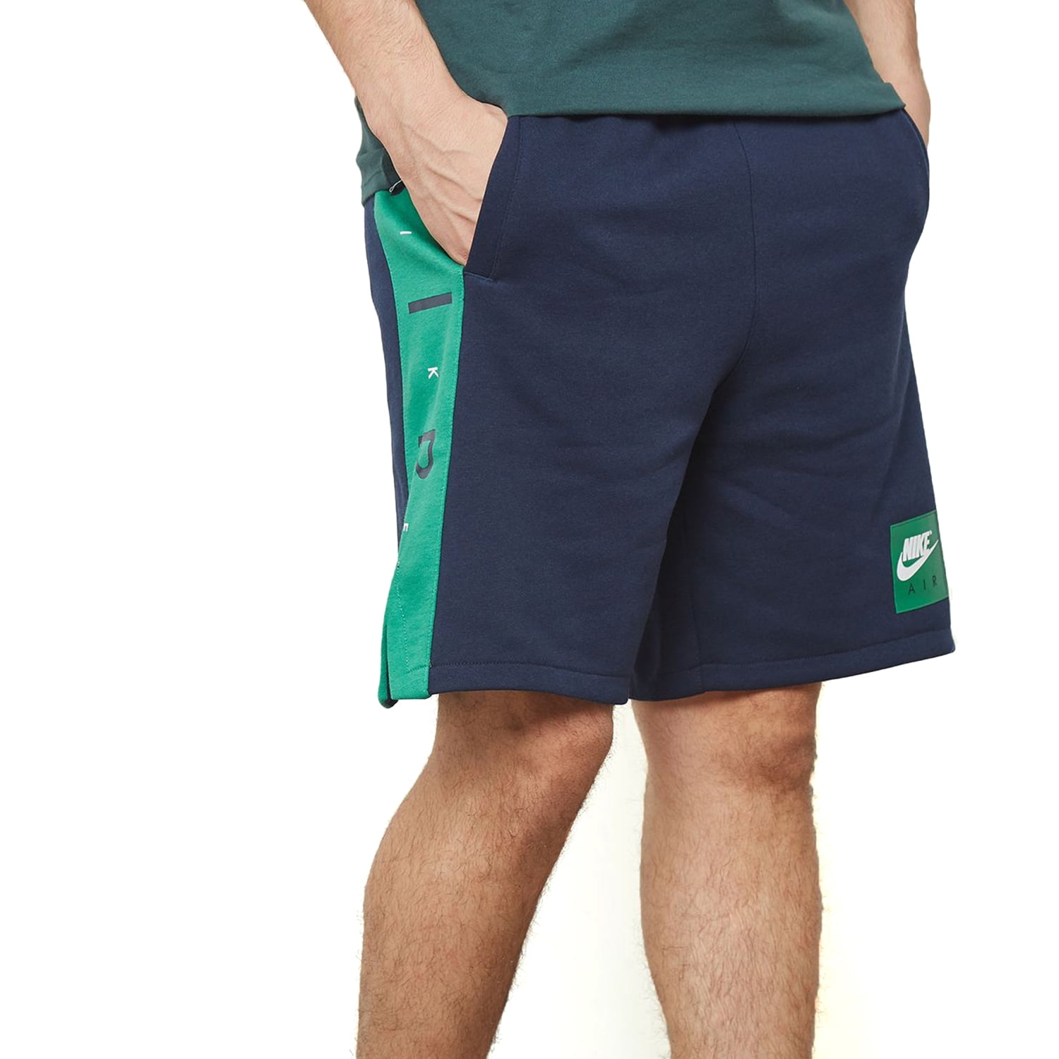 nike air fleece shorts mens