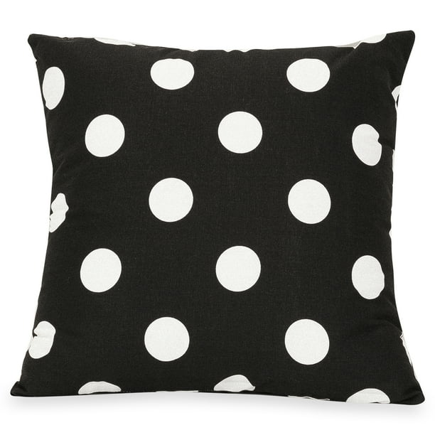 Majestic Home Goods Indoor Black Large Polka Dot Extra Large Decorative