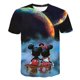 thumbnail image 1 of Camisetas Kawaii con estampado 3D de Disney Mickey Mouse para niños, camiseta de verano a la moda con dibujos animados, camiseta holgada de cuello redondo para niños y niñas, Tops12T Gao Jinjia LED, 1 of 2