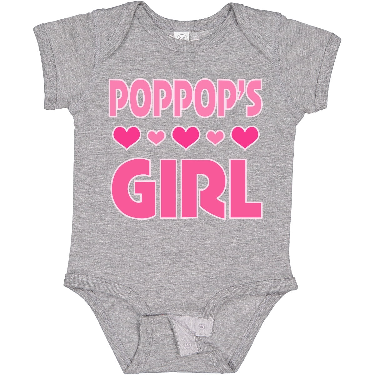 Inktastic Poppop Girl Granddaughter Girls Baby Bodysuit