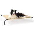 thumbnail image 1 of Cama elevada para perros Bedsure Outdoor, grande y portátil, 124 cm, color caqui, 1 of 8