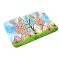 thumbnail image 5 of TERGAYEE Easter Door Mat,Easter Bunny Eggs Non Slip Farmhouse Doormat Indoor Entryway Floor Rug for Outside Entry Home Decor, 5 of 6