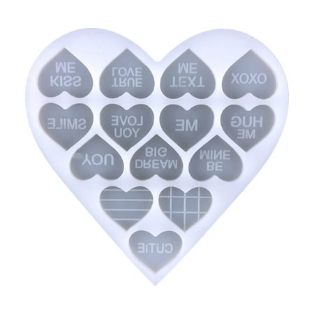 

JPGIF Hot Sales Diy Valentine s Day Love Letter Pendant Glue Tools Love Combination Valentine s Day Pendant Decoration Silicone Tools