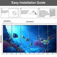 thumbnail image 4 of Canvas Modern Wallpaper Murals 3D Bright Underwater Coral Scene Tropical Fish Peel and Stick Removable Self-Adhesive Wall Stickers for Nursery Kids Bedroom TV Wall Decor, 4 of 5