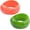 A green orange, variant on 2Pcs Chunky Acrylic Transparent Candy Color Geometric Round Cuff Bangle Bracelet Set for Women Resin Acetate Tortoiseshell Wristband Bracelet Statement Jewelry Birthday Gif