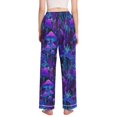 thumbnail image 3 of FORMRS Women's Pajama Pants with Pockets Soft Comfy Loungewear Sleep Bottom, Sizes S-2XL, Purple Mushrooms Pattern, 3 of 8