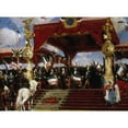 thumbnail image 3 of Jules-Arsène Garnier 24x19 Black Modern Framed Museum Art Print Titled - The Distribution of Longchamp Flags on July 14, 1880 (1880-1881), 3 of 5