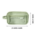 thumbnail image 4 of Trousse Transparente, Grande Capacité, Sac Multicouche, pour Étudiants, Grande Valeur, Trousse de Papeterie, Fonctionnelle et Élégante, PENDANE, B, 4 of 7