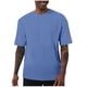 thumbnail image 1 of Tops para hombre, blusas y camisas de manga corta con cuello redondo para hombre, blusas casuales holgadas elásticas de color liso para hombre, blusas deportivas de manga corta con cuello redondo para, 1 of 5