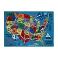 thumbnail image 3 of Fun Time Nylon 39"x58" Travel Fun Area Rug in Multi-Color, 3 of 5