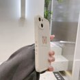 thumbnail image 6 of Compatible for iPhone 14 Plus Case Cute Painted Design Brown Bear with Cheeks for Women Girls Fashion Slim Soft Flexible TPU Rubber for iPhone 14 Plus-Beige, 6 of 8
