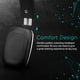 thumbnail image 2 of Agosto EP636 Bluetooth Auriculares - Auriculares inalámbricos en la oreja con NFC / Micrófono de auriculares - Negro, 2 of 3