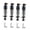 grey, variant on LeeQinersw 4Pcs RC Car Shock Absorber Damper DIY Replacement Sturdy for 1/24 D90 Fcx24M red