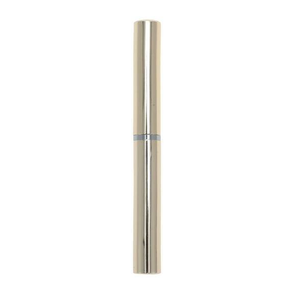 Unique Bargains 1 Pc Round Head Lip Brush for Business Travel Gold Tone Synthetic Fiber Hair Aluminum Tube