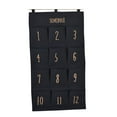 thumbnail image 7 of Bins & Things Hanging Organizer - 2x28x15-Inch Wall Fabric Hanging Organizer with 12 Compartments - Aesthetic Organizer Hang Over The Door - Closet Hanging Storage Pockets and Pouch Canvas Bag, 7 of 7