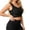 Black, variant on Womens Lingerie Mini Breast Undershirt Tomboy Intimates Summer Mesh Middle Side hook