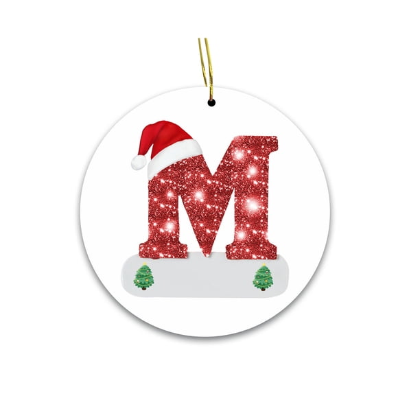 Decoraciones de Halloween, 26 letras para árbol de Navidad, adornos colgantes personalizados para árbol de Navidad, adornos navideños DIY, decoración navideña, decoración colgante para árbol de Navida