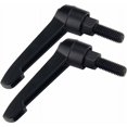 thumbnail image 1 of Hardware Fastener Clamping Lever Knobs Handle - Adjustable L Shape Clamping Handle Machine Knobs Female or Male Thread M10X25,,2Pcs, 1 of 4