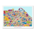thumbnail image 2 of Trademark Fine Art "Edinburgh Street Map III" Canvas Art by Michael Tompsett, 2 of 4