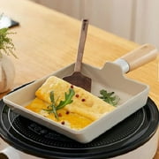 NEOFLAM FIKA Omelet Pan for Stovetops and Induction, Wood Handle, Made in Korea
