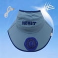 thumbnail image 2 of SAWOBUUN Kids Solar Fan Hat Wide Brim Beach Open Top Cap Cooling Breathable Sun Hats for Boys Girls, 2 of 5