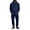 58# Navy, variant on Men's Sweatsuit 2 Piece Set Fleece Lined Hoodie and Jogger Sweatpants, Casual Athletic Pullover Tracksuit with Pockets for Fall Winter Blue S