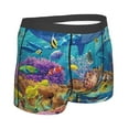 thumbnail image 3 of Disketp Sea World Men'S Boxer Briefs,Soft And Breathable Cotton Underwear With Comfortflex Waistband, 3 of 9