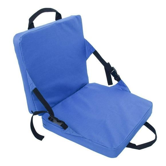 Portable Outdoor Folding Seat Chair seat Outdoor folding seat For Camping Picnic Travel Sports Blue