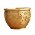thumbnail image 1 of Cateissary Treasure Basin Sculpture Gift Wealth Money Feng Bowl Shui Artwork  Jar Brass Decoración del hogar Palabra de oro, 1 of 1