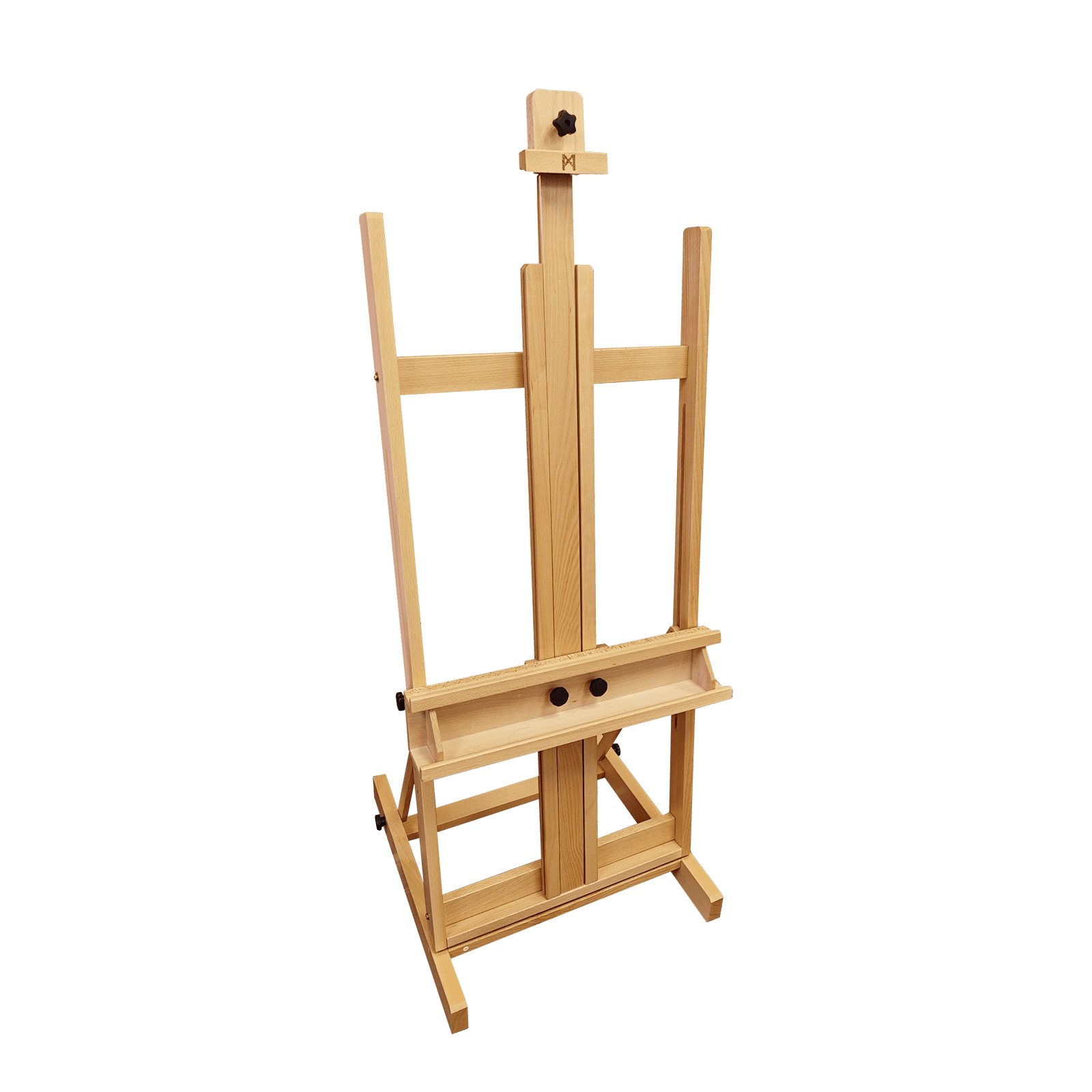 M Beechwood Art Easel Stand for Painting, H Frame Easel for Artists & Beginners