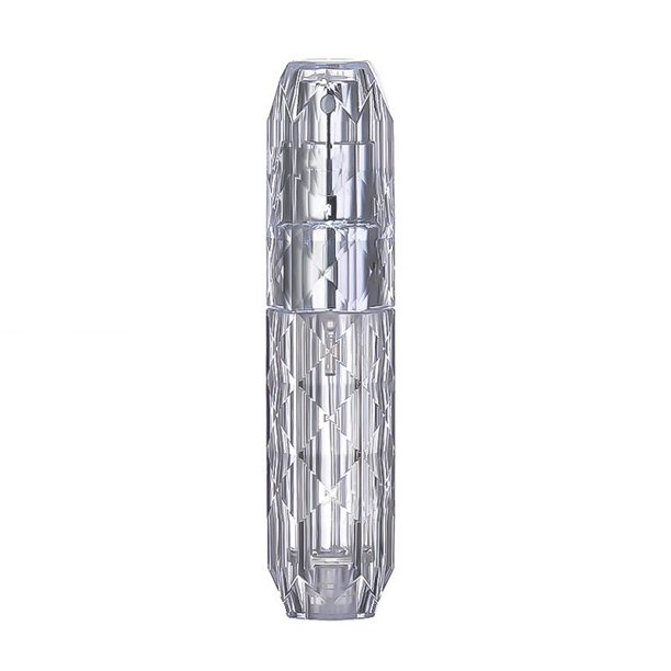 Botella de fondo de cristal de Perfume recargable de alta calidad, contenedores cosméticos, atomizador de Perfume, dispensador de Spray portátil, 5ml