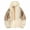 Khaki, variant on Long Sleeve UV Protection Shirts Men Full Zip Hooded Jacket UPF 50+ Lightweight Windbreaker with Side Zipper Pockets for Hiking
