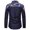 Navy, variant on Fesfesfes Spring And Fall Blouse for Men Fashion Cloak Printing Long Sleeve Shirt