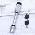 thumbnail image 5 of Trailer Lock Hook Anti theft Latch Steel Hitch Weatherproof fits Common Receivers Silver, 5 of 6