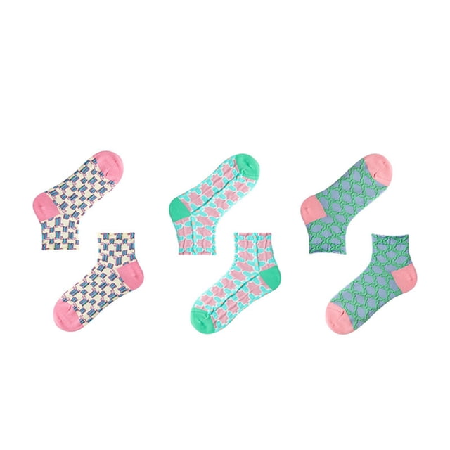 Jusqu'à 10$ Chaussettes Roses Esthétiques Pastel Invisibles pour Femmes Douces et Confortables avec Motif Chic