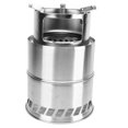 thumbnail image 5 of Wood Burning Camping Stove Stainless Steel Potable Backpacking Wood Stoves with Storage Bag for Tent Heating BBQ, 5 of 5