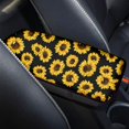 thumbnail image 3 of Chaqlin Buybai - Funda universal para consola central para la mayoría de vehículos, SUV, camiones, coches, antideslizante, con patrón de calavera, color negro, 3 of 5