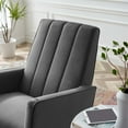 thumbnail image 7 of Modway Sway Performance Velvet Rocking Chair in Gray, 7 of 7