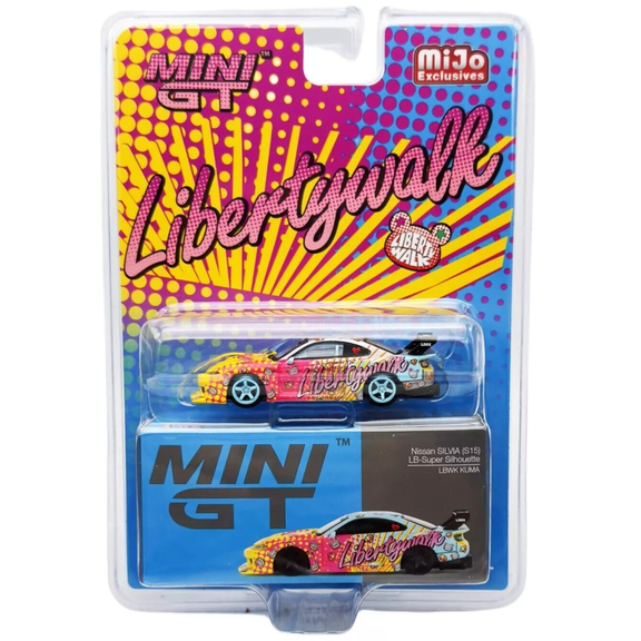 Chase! Mini GT 1:64 Nissan LB-Super Silhouette S15 SILVIA LB KUMA Car MGT00743