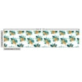 thumbnail image 3 of Ambesonne Animals Fabric by the Yard Upholstery, Cheetah Greenery Pattern, 2 Yards, Orange Dark Teal, 3 of 5