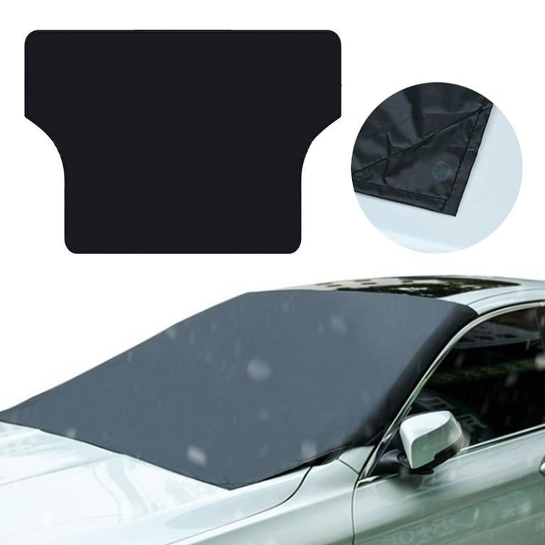 IC ICLOVER Magnetic Car Windshield Snow Cover Thicken Sun Shade Frost Guard  Winter Windshield Snow Ice Cover Car Windshield Protector for Car Trucks