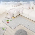 thumbnail image 2 of ZXNYH Soft Foam Mats for Floor - Perfect Baby Play Mat and Kids Play Mat - Interlocking Foam Play Mat for Crawling and Exercise - Non-Toxic, Waterproof, and Easy to Clean - Stars, 2 of 5