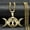 Gold color, variant on Witch Triple Moon Goddess Luna Necklace for Women Men 14K White Gold Amulet Hecate Chain Jewelry collier