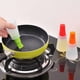 thumbnail image 2 of Cepillo para botella de aceite Resistente al calor Parrilla de silicona Herramienta para hilvanar barbacoa Verde 1pc, 2 of 8