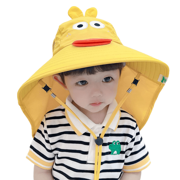 Verano Gorro De Sol Protector Solar Playa Sombrero Animales De Sol Para Niño Plegable Unisex