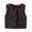 Coffee, variant on GYRATEDREAM Toddler Sherpa Fleece Button Vest, Soft Warm Sleeveless Jacket for Boys Girls 2‑8Y