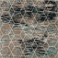 thumbnail image 3 of Unique Loom Trellis Frieze Collection Area Rug - Geometric (7' 10" Square Blue Multi/Ivory), 3 of 7