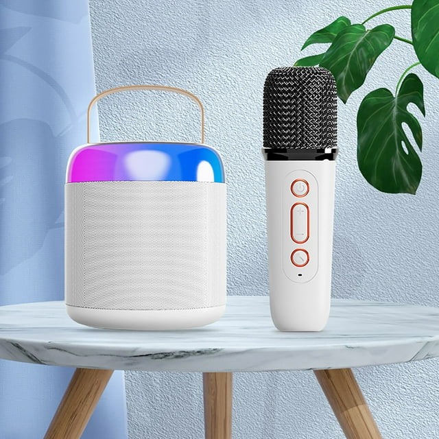 Edgergery Portable Home Bluetooth Speaker, Wireless Karaoke Sound Microphone, Outdoor Singing, Small Home Ktv